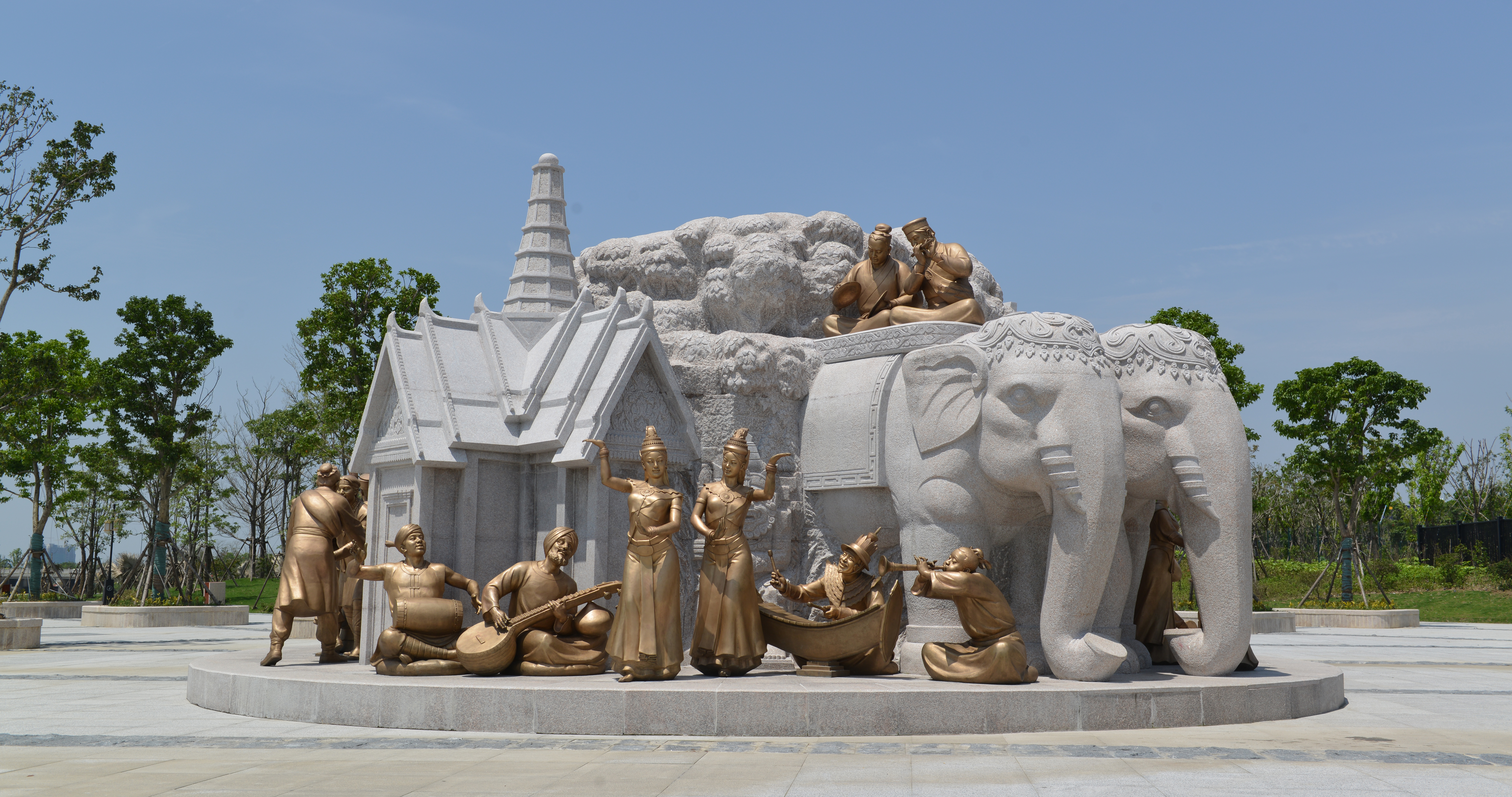 Desarrollo histórico de la escultura de bronce.